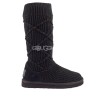 Classic Argyle Knit Black