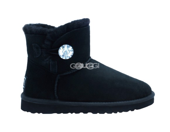 Mini Bailey Button Bling Black