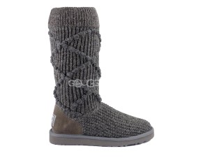 Classic Argyle Knit Grey
