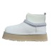 Женские слипоны на платформе UGG Tazz Knit White