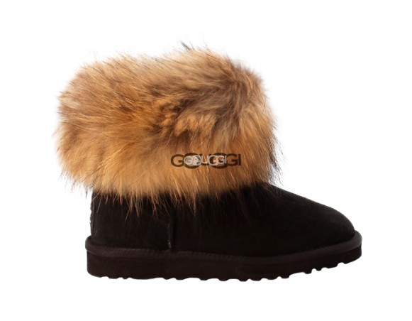 Mini Fox Fur Black III