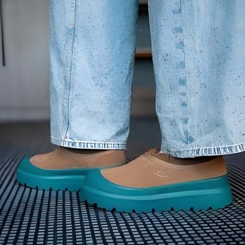 Мужские слипоны UGG Tasman Mens Weather Hybrid - Chestnut / Marina blue