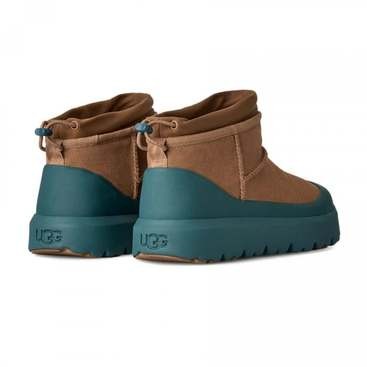 Мужские ультра мини угги UGG Australia Mens Ultra Mini Weather Hybrid - Chestnut / Marina blue