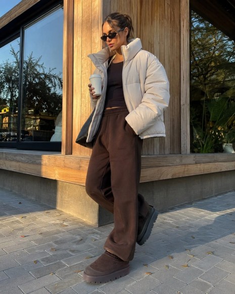 Женские слипоны Ugg Tasman Hybrid Chocolate