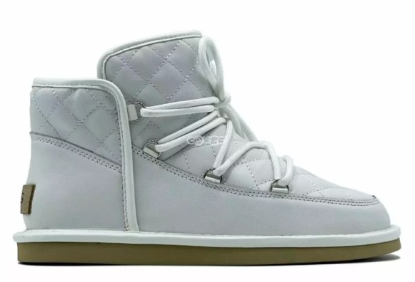 Ugg Lodge Mini Leather White