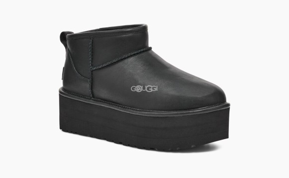UGG Classic Ultra Mini Platform Metallic Black