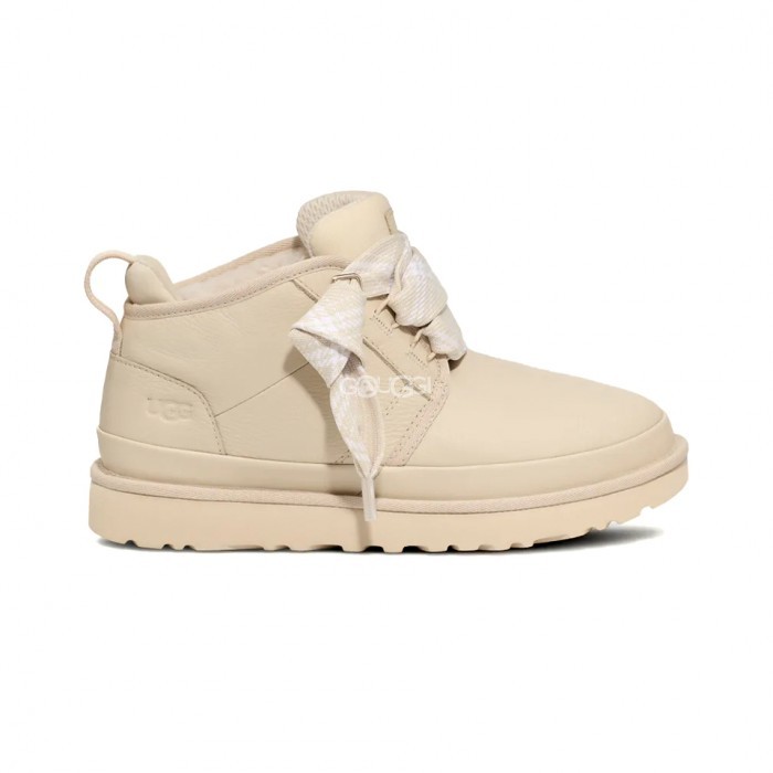 White leather ugg boots top